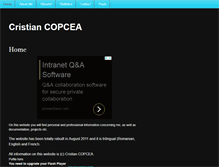 Tablet Screenshot of blog.copcea.ro